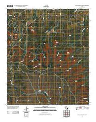 Millican Mountains Texas Historical topographic map, 1:24000 scale, 7.5 X 7.5 Minute, Year 2010