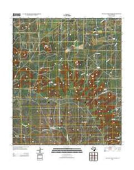 Millican Mountains Texas Historical topographic map, 1:24000 scale, 7.5 X 7.5 Minute, Year 2012
