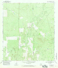 Mills Bennett Texas Historical topographic map, 1:24000 scale, 7.5 X 7.5 Minute, Year 1968