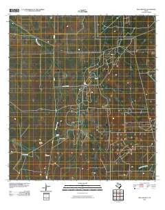 Mills Bennett Texas Historical topographic map, 1:24000 scale, 7.5 X 7.5 Minute, Year 2010