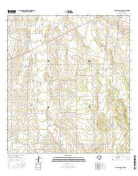 Mills Bennett NW Texas Current topographic map, 1:24000 scale, 7.5 X 7.5 Minute, Year 2016