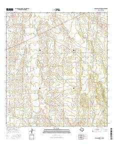Mills Bennett NW Texas Current topographic map, 1:24000 scale, 7.5 X 7.5 Minute, Year 2016