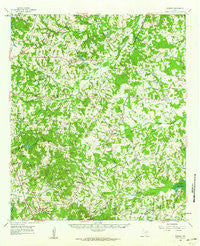 Minden Texas Historical topographic map, 1:62500 scale, 15 X 15 Minute, Year 1960