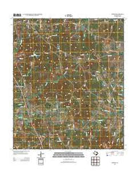 Minden Texas Historical topographic map, 1:24000 scale, 7.5 X 7.5 Minute, Year 2013