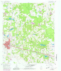 Mineola Texas Historical topographic map, 1:24000 scale, 7.5 X 7.5 Minute, Year 1960