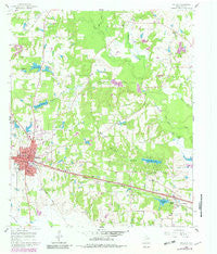 Mineola Texas Historical topographic map, 1:24000 scale, 7.5 X 7.5 Minute, Year 1960