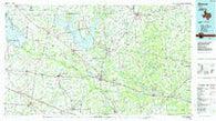 Mineola Texas Historical topographic map, 1:100000 scale, 30 X 60 Minute, Year 1985