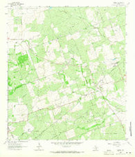 Mineral Texas Historical topographic map, 1:24000 scale, 7.5 X 7.5 Minute, Year 1963