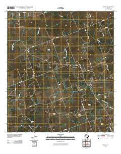Mineral Texas Historical topographic map, 1:24000 scale, 7.5 X 7.5 Minute, Year 2010