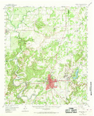 Mineral Wells Texas Historical topographic map, 1:62500 scale, 15 X 15 Minute, Year 1959