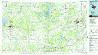 Mineral Wells Texas Historical topographic map, 1:100000 scale, 30 X 60 Minute, Year 1985