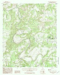 Mineral Wells West Texas Historical topographic map, 1:24000 scale, 7.5 X 7.5 Minute, Year 1984