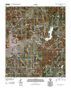 Mineral Wells East Texas Historical topographic map, 1:24000 scale, 7.5 X 7.5 Minute, Year 2010