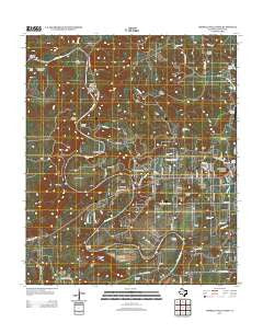 Mineral Wells West Texas Historical topographic map, 1:24000 scale, 7.5 X 7.5 Minute, Year 2012