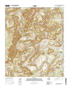Mineral Wells West Texas Current topographic map, 1:24000 scale, 7.5 X 7.5 Minute, Year 2016