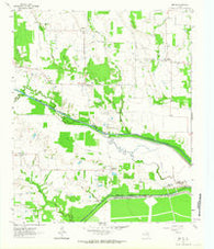 Minter Texas Historical topographic map, 1:24000 scale, 7.5 X 7.5 Minute, Year 1963
