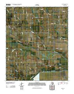 Minter Texas Historical topographic map, 1:24000 scale, 7.5 X 7.5 Minute, Year 2010