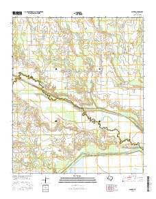 Minter Texas Current topographic map, 1:24000 scale, 7.5 X 7.5 Minute, Year 2016