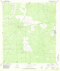 Mirando City Texas Historical topographic map, 1:24000 scale, 7.5 X 7.5 Minute, Year 1980