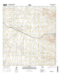Mirando City Texas Current topographic map, 1:24000 scale, 7.5 X 7.5 Minute, Year 2016