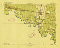 Mission Texas Historical topographic map, 1:62500 scale, 15 X 15 Minute, Year 1916