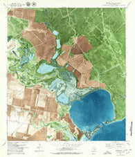 Mission Bay Texas Historical topographic map, 1:24000 scale, 7.5 X 7.5 Minute, Year 1979