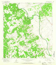 Mission Valley Texas Historical topographic map, 1:24000 scale, 7.5 X 7.5 Minute, Year 1963