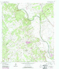 Mission Valley Texas Historical topographic map, 1:24000 scale, 7.5 X 7.5 Minute, Year 1963