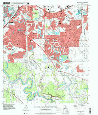 Missouri City Texas Historical topographic map, 1:24000 scale, 7.5 X 7.5 Minute, Year 1995