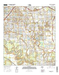 Missouri City Texas Current topographic map, 1:24000 scale, 7.5 X 7.5 Minute, Year 2016