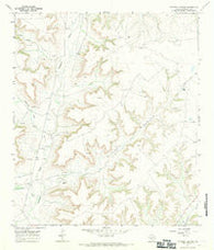 Mitchell Canyon Texas Historical topographic map, 1:24000 scale, 7.5 X 7.5 Minute, Year 1967