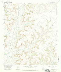 Mitchell Canyon Texas Historical topographic map, 1:24000 scale, 7.5 X 7.5 Minute, Year 1967