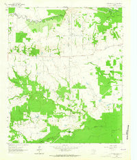 Mitchell Creek Texas Historical topographic map, 1:24000 scale, 7.5 X 7.5 Minute, Year 1963