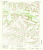 Mitchell Draw Texas Historical topographic map, 1:24000 scale, 7.5 X 7.5 Minute, Year 1969