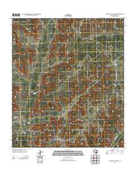 Mitchell Canyon Texas Historical topographic map, 1:24000 scale, 7.5 X 7.5 Minute, Year 2012