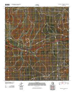 Mitchell Canyon NE Texas Historical topographic map, 1:24000 scale, 7.5 X 7.5 Minute, Year 2010