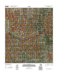 Mitchell Canyon NE Texas Historical topographic map, 1:24000 scale, 7.5 X 7.5 Minute, Year 2012
