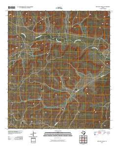 Mitchell Draw Texas Historical topographic map, 1:24000 scale, 7.5 X 7.5 Minute, Year 2010