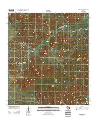 Mitre Peak Texas Historical topographic map, 1:24000 scale, 7.5 X 7.5 Minute, Year 2012