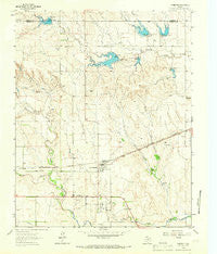 Mobeetie Texas Historical topographic map, 1:24000 scale, 7.5 X 7.5 Minute, Year 1963