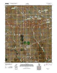 Mobeetie Texas Historical topographic map, 1:24000 scale, 7.5 X 7.5 Minute, Year 2010
