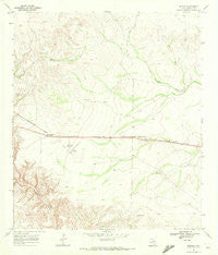 Mofeta Texas Historical topographic map, 1:24000 scale, 7.5 X 7.5 Minute, Year 1969
