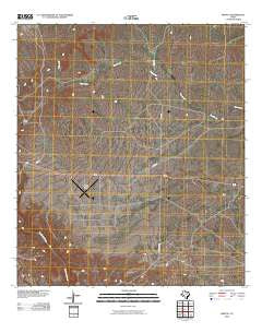 Mofeta Texas Historical topographic map, 1:24000 scale, 7.5 X 7.5 Minute, Year 2010