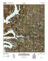 Moffat Texas Historical topographic map, 1:24000 scale, 7.5 X 7.5 Minute, Year 2010