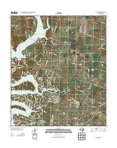 Moffat Texas Historical topographic map, 1:24000 scale, 7.5 X 7.5 Minute, Year 2012