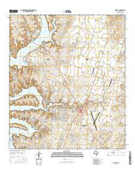 Moffat Texas Current topographic map, 1:24000 scale, 7.5 X 7.5 Minute, Year 2016
