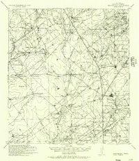 Mogotes Hill Texas Historical topographic map, 1:62500 scale, 15 X 15 Minute, Year 1956