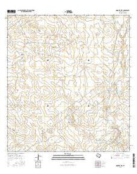 Mogotes Hill Texas Current topographic map, 1:24000 scale, 7.5 X 7.5 Minute, Year 2016