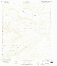 Molesworth Mesa South Texas Historical topographic map, 1:24000 scale, 7.5 X 7.5 Minute, Year 1978