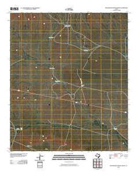 Molesworth Mesa North Texas Historical topographic map, 1:24000 scale, 7.5 X 7.5 Minute, Year 2010